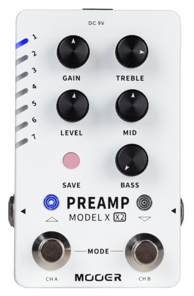Mooer Preamp Model X2 - Dual-Channel Digital Preamp