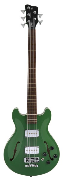 Warwick Teambuilt Pro Series Star Bass, 5-String - Solid Green High Polish