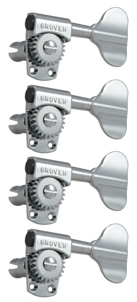 Grover 145 Series - Titan Electric Bass Machines - Bass Machine Heads, 4-in-Line