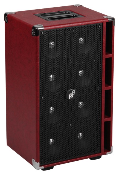 Phil Jones Bass C8 - Compact 8 Bass Cabinet, 8x5", 800 Watt - Red