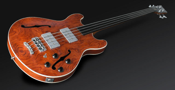 Warwick Masterbuilt Star Bass II Bubinga, Fretless, 4-String - Natural Transparent Satin
