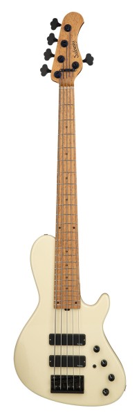 Sadowsky Custom Shop 24-Fret Single Cut Bass, 5-String - Solid Olympic White High Polish - 20-04157