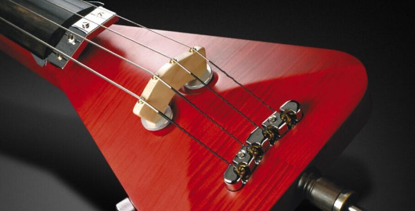 Warwick Masterbuilt Triumph, Fretless, 4-String - Burgundy Red Transparent Satin