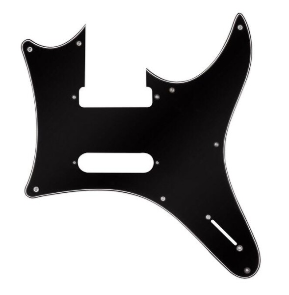 Framus Parts - Pickguard for Framus Diablo, Black / Creme / Black