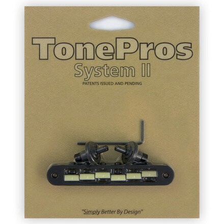 TonePros TP6G - Standard Tune-O-Matic Bridge with 'G Formula' Saddles (Small Posts)