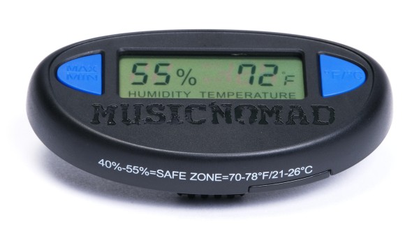 MusicNomad HONE (MN312) - Guitar Hygrometer Humidity & Temperature Monitor