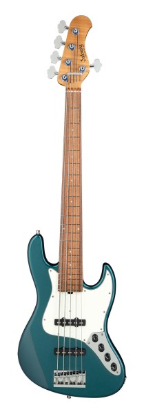 Sadowsky Custom Shop 21-Fret Vintage J/J Bass, 5-String - Solid Vintage Teal Green Metallic High Polish - 21-04233