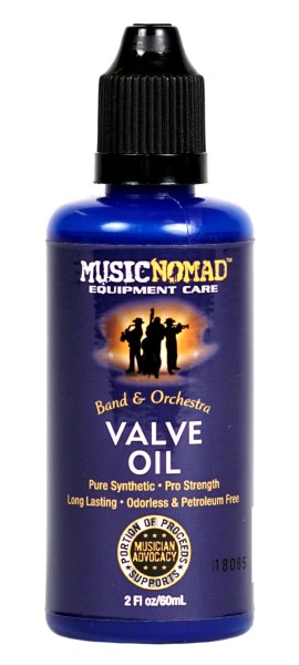 MusicNomad Valve Oil (MN703) - Pure Synthetic Pro Strength Formula, 60 ml (2 oz.)