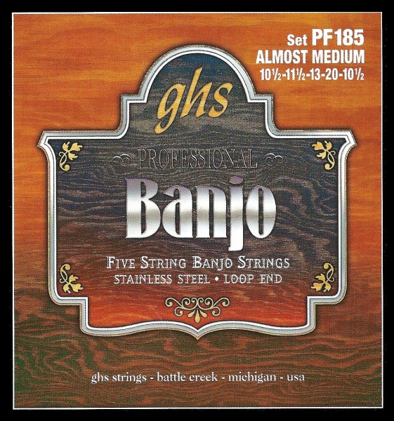 GHS Stainless Steel 5-String Banjo Sets