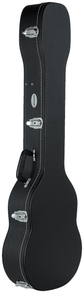 RockCase - Standard Line - Electric Bass Guitar Hardshell Case (Beatles Bass), Curved - Black