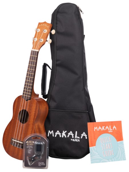 Makala MK-S/PACK - Soprano Ukulele Pack, with Tuner & Bag
