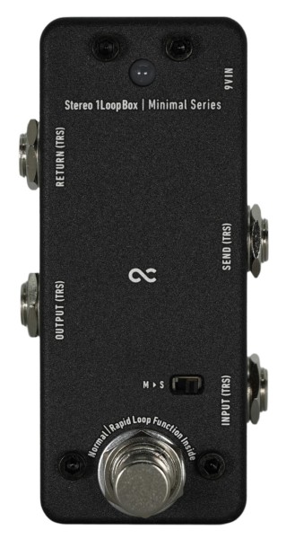 One Control Minimal Series Stereo 1 Loop Box - True Bypass Looper