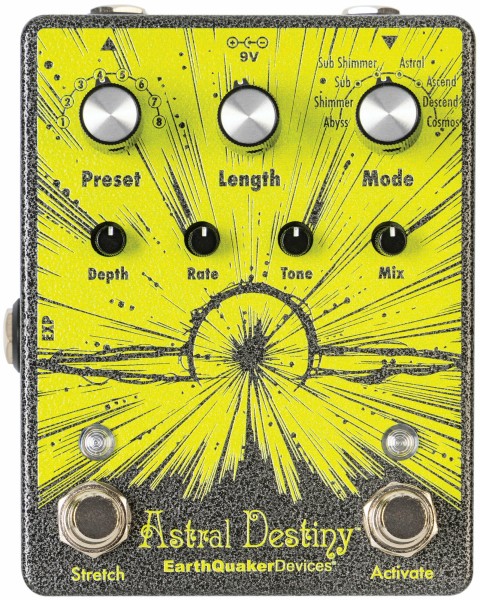 EarthQuaker Devices Astral Destiny Special Edition W-Music Distribution - Octal Octave Reverberation