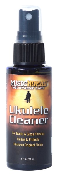MusicNomad Ukulele Cleaner (MN121) - Cleaner for Matte and Gloss Finishes, 60 ml (2 oz.)