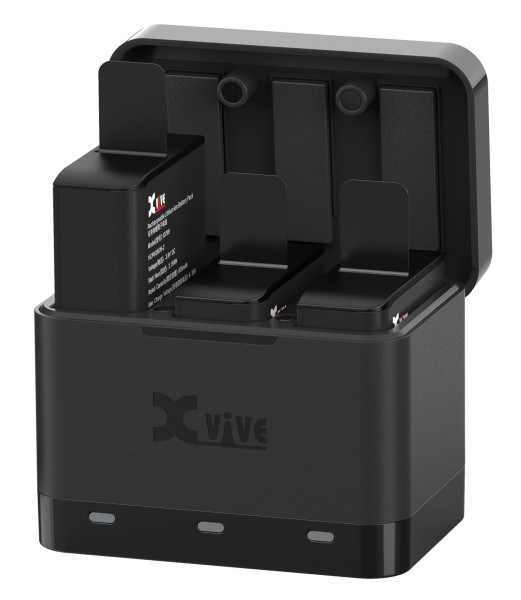 XVive U5C Battery Charger Case with 3x Rechargeable Li-Ion Batteries
