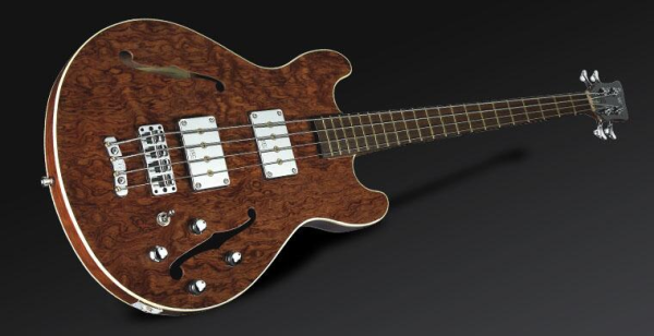 Warwick Masterbuilt Star Bass II Bubinga, 4-String - Natural Transparent High Polish